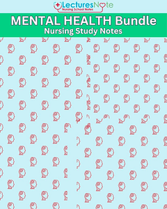 Mental Health Bundle nursing study notes