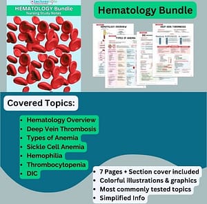hematology Bundle nursing study notes