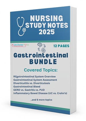 Gastrointestinal nursing study notes