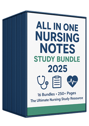 all in one nursing school bundle