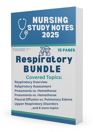 Respiratory Bundle nursing study notes