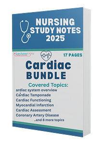Cardiac nursing study notes Bundle