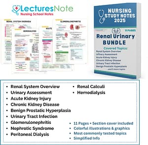 renal nursing study notes