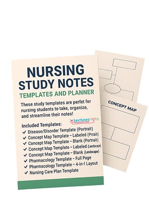 Nursing study notes Templates & Planners