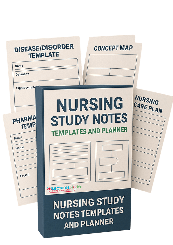 Nursing School Templates & Planners
